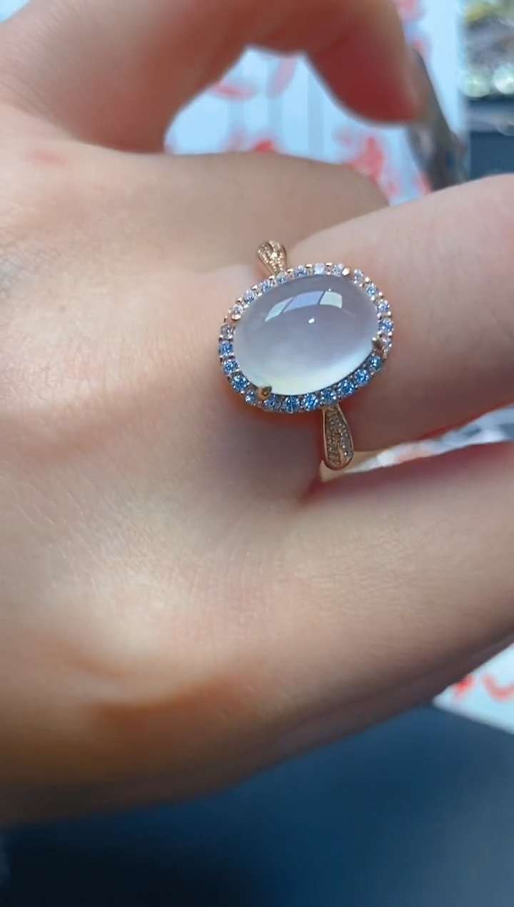 【闪购商品】翡翠耳饰银S925镶嵌天然A货翡翠1