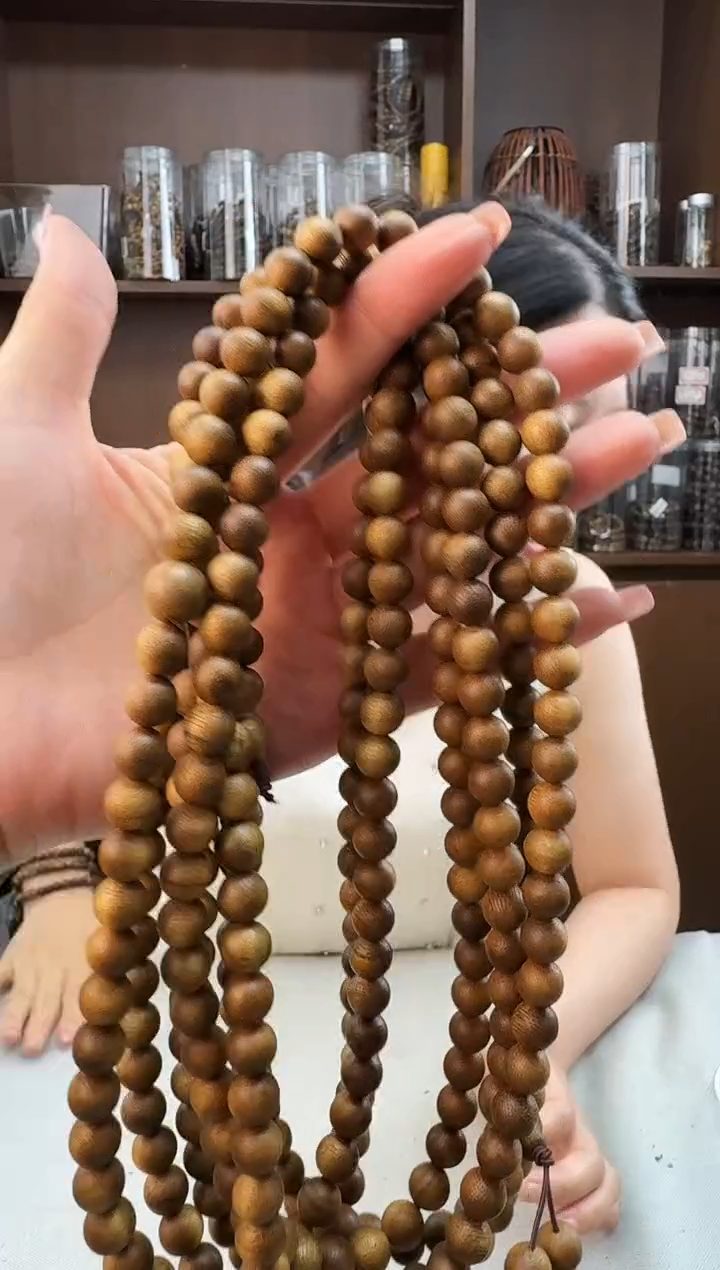 手串沉香08陆河圆珠多圈多样性发一
