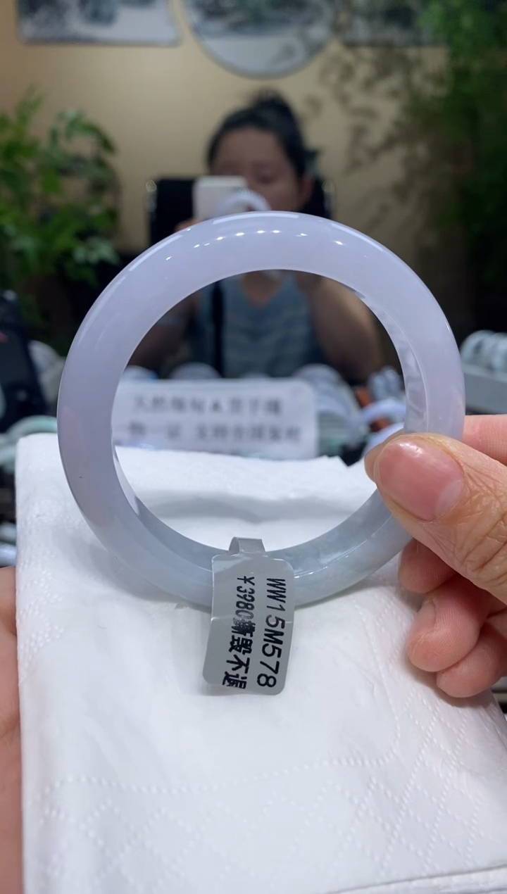 翡翠手镯未镶嵌翡翠56-57