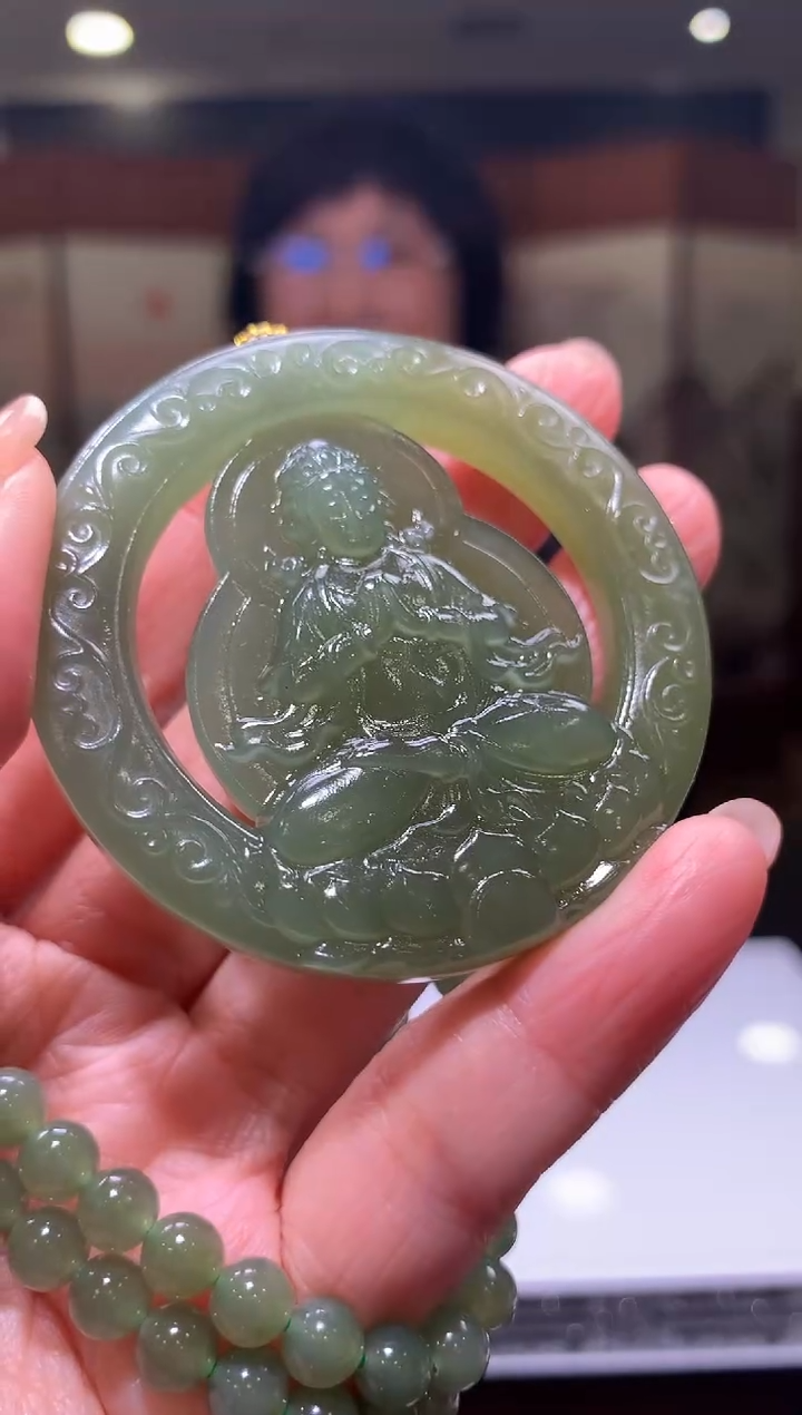 颈饰未镶嵌和田玉120243多样性发一