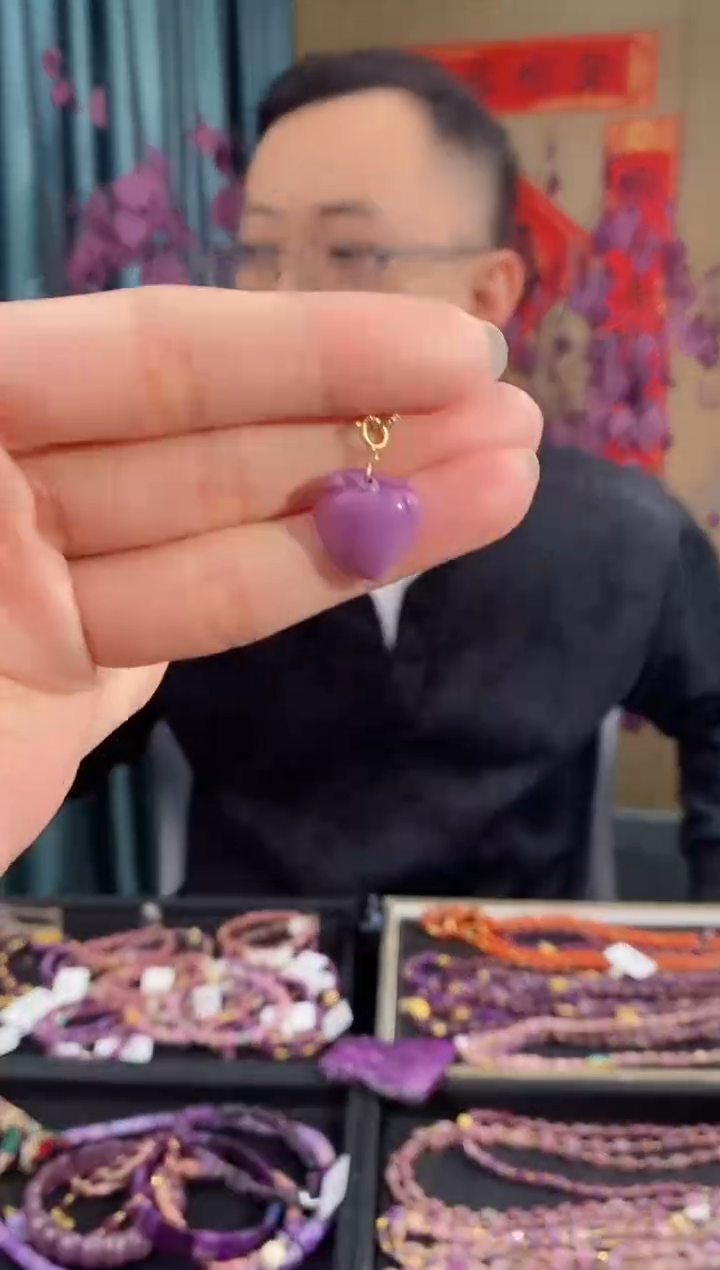 【闪购商品】苏纪石（舒俱来）吊坠(不含链)18K金镶嵌674