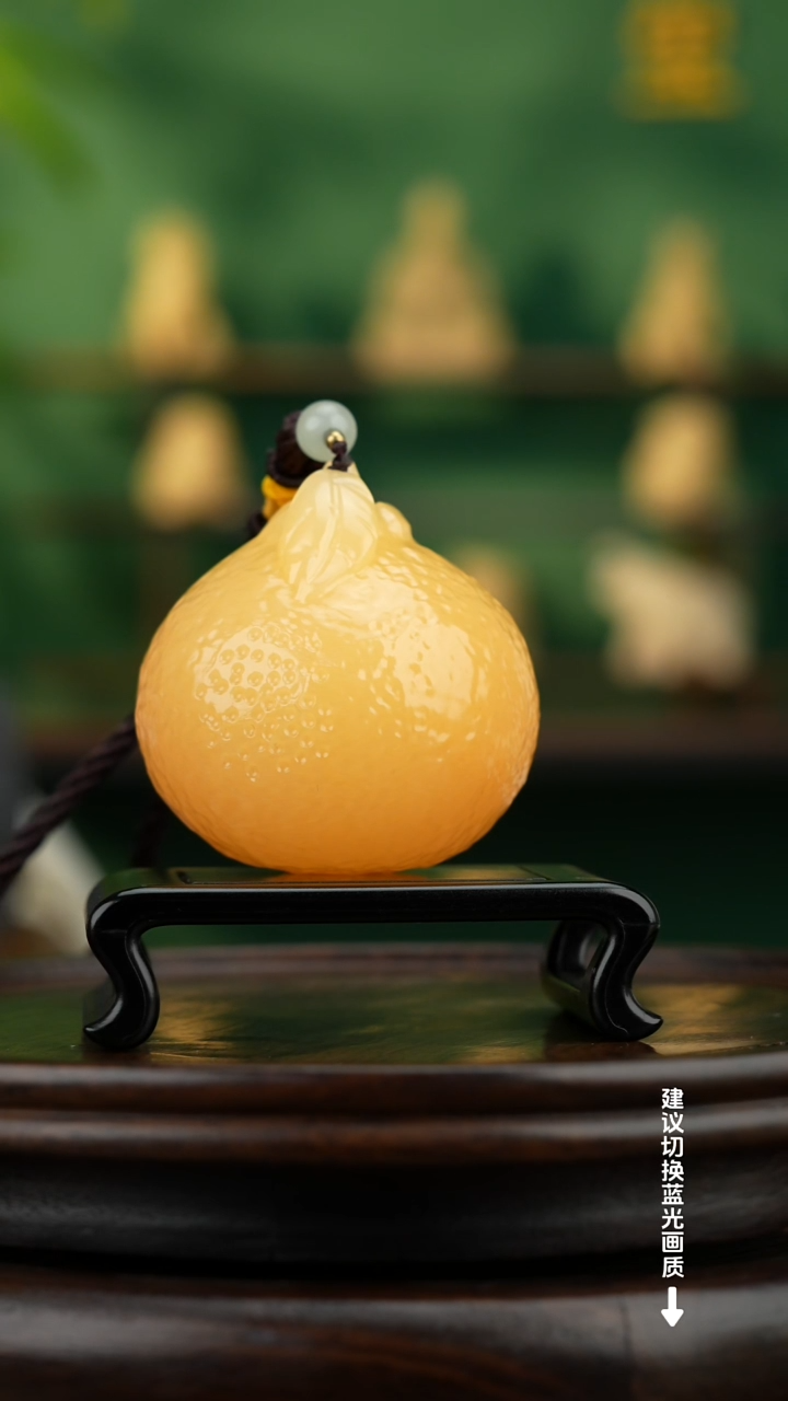 玉【大吉大利】天然玉石手把件