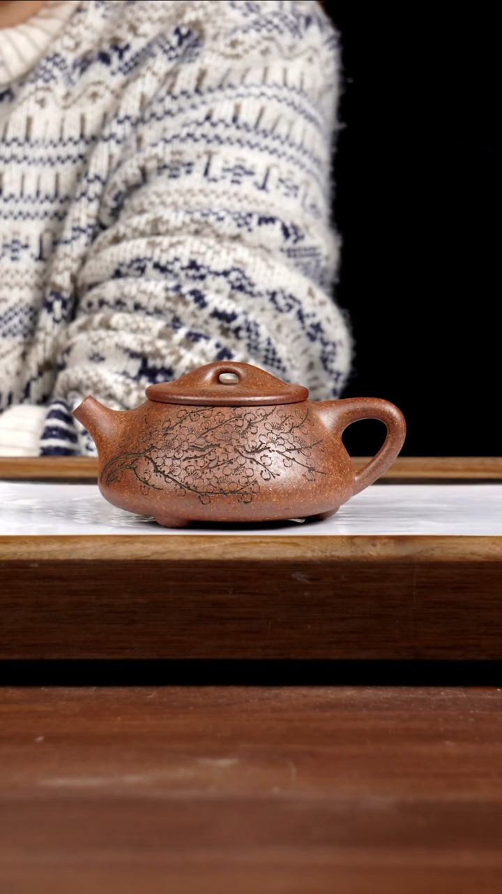 【闪购商品】紫砂茶壶龙骨金砂景舟满瓢300CC