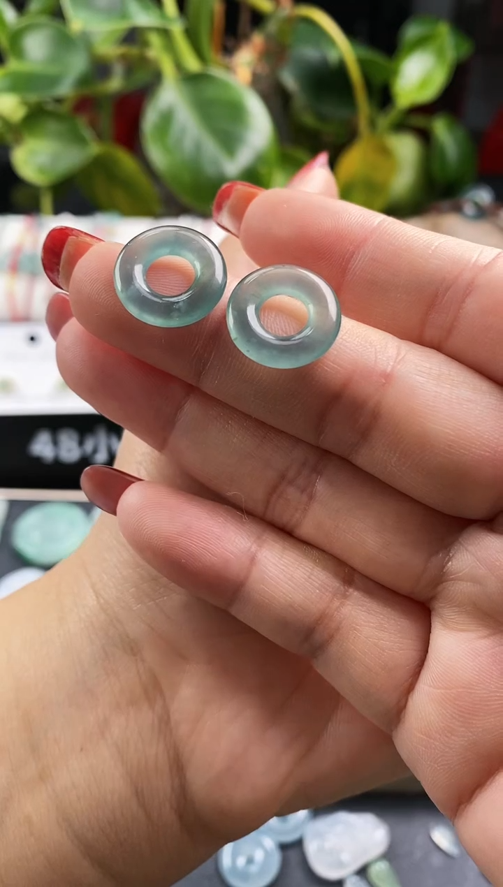 【闪购商品】翡翠裸石翡翠甜甜圈