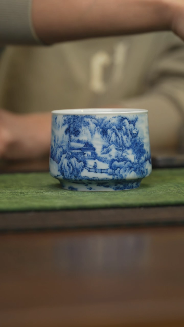 【闪购商品】杯柴窑青花破价福利