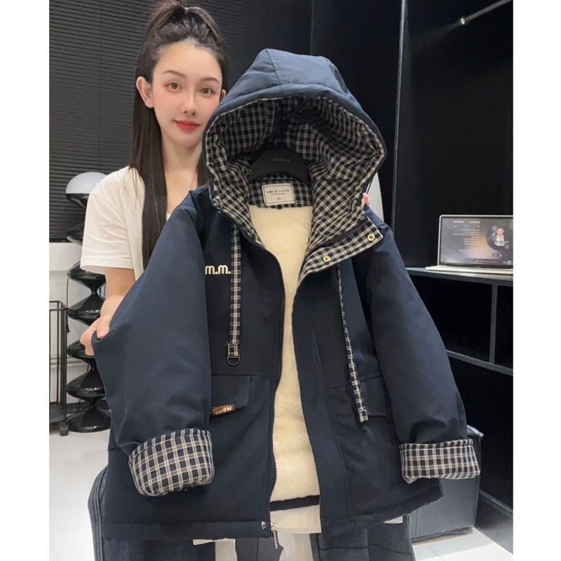 【现货 48H】男童冬季加绒童装上衣中大童洋气棉服保暖外套MT68395