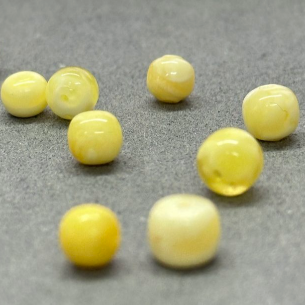天然蜜蜡单珠6MM（多样性发货随机发其一）