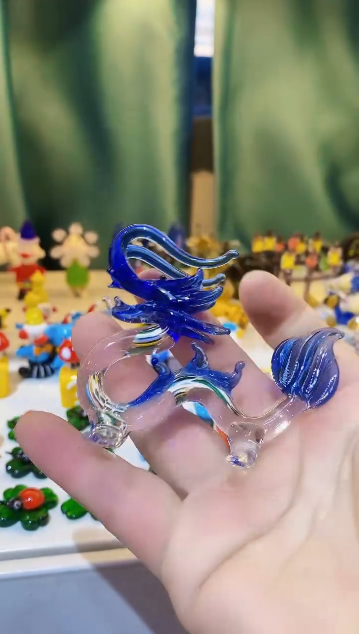 【闪购商品】琉璃手工艺品龙摆件