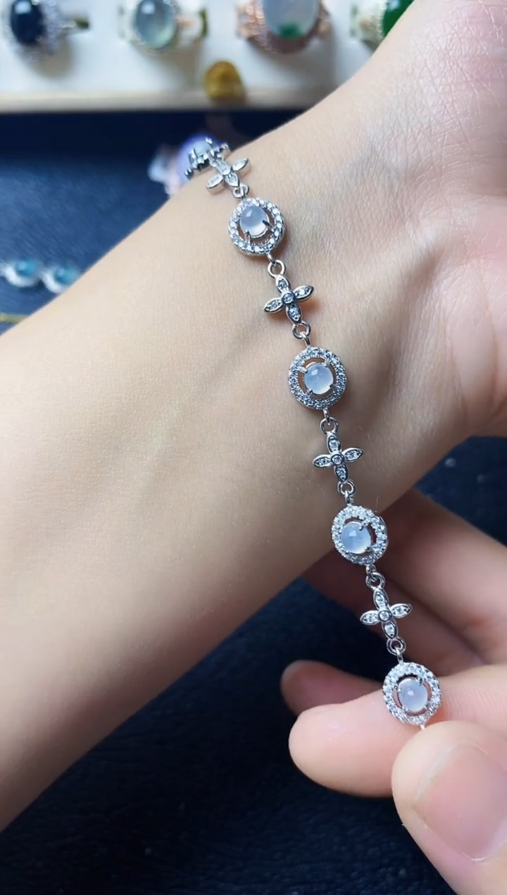 【闪购商品】翡翠戒指银S925镶嵌111111