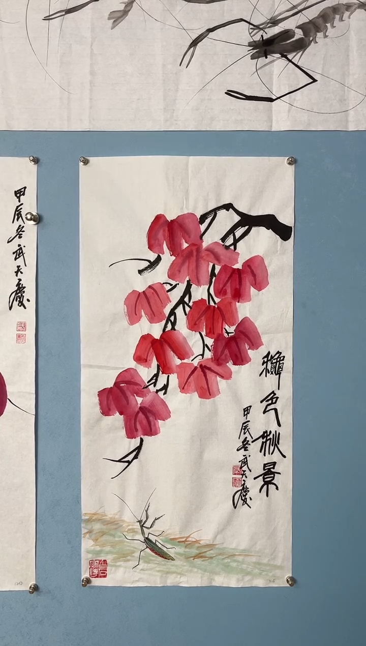 【闪购商品】国画武天庆【枫叶红时】
