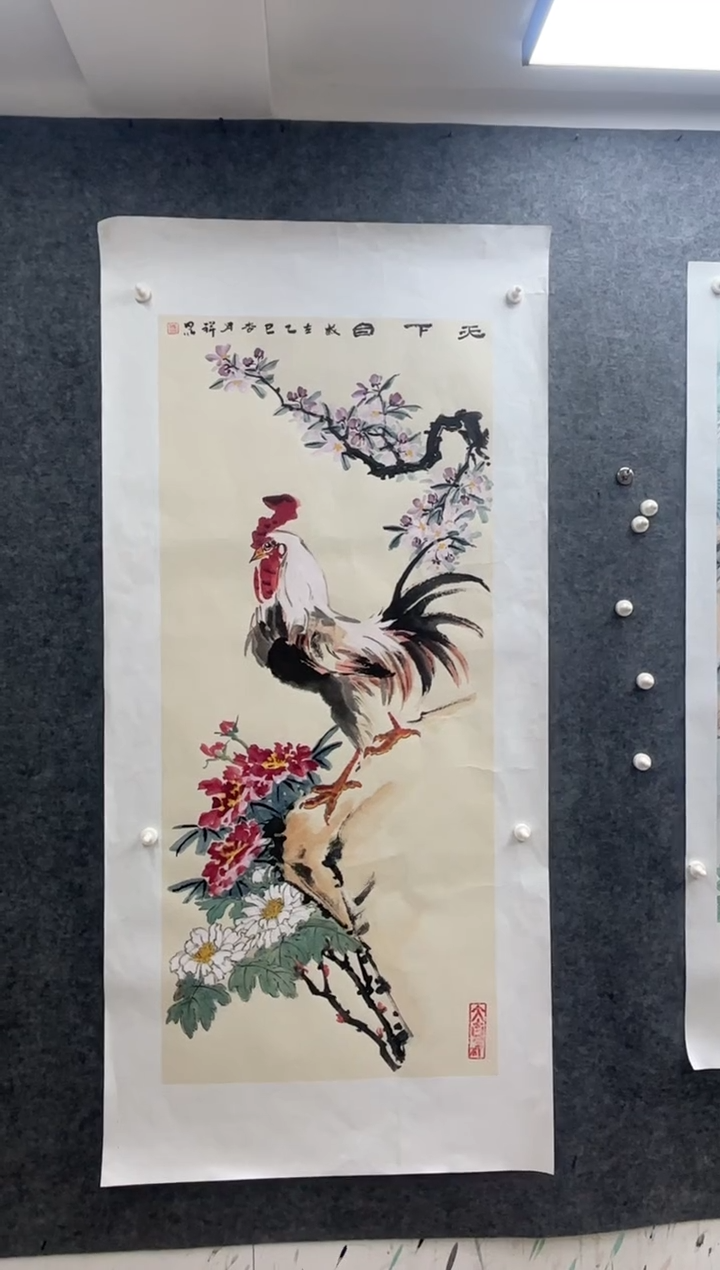 国画盛祥昆精品手绘花鸟