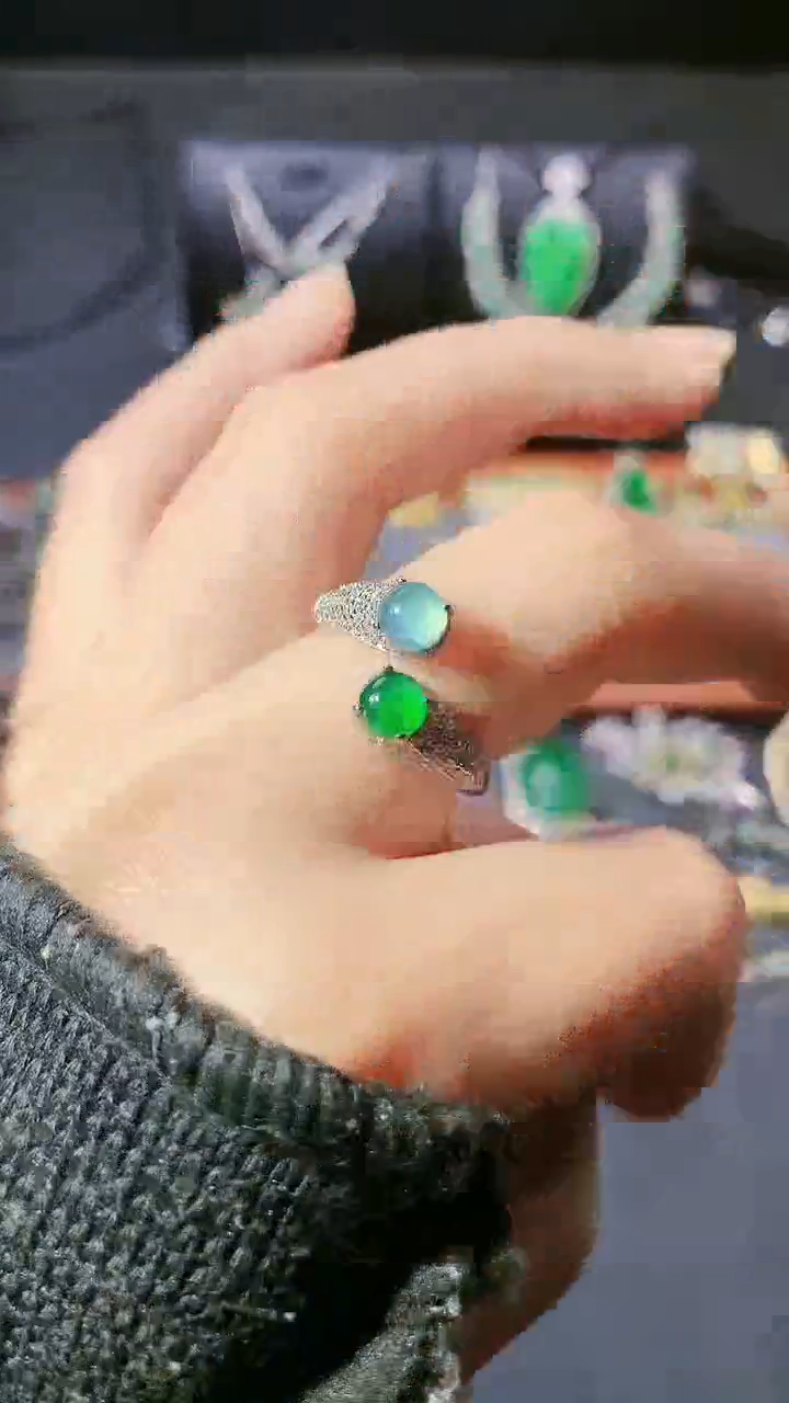 【闪购商品】翡翠戒指未镶嵌戒指