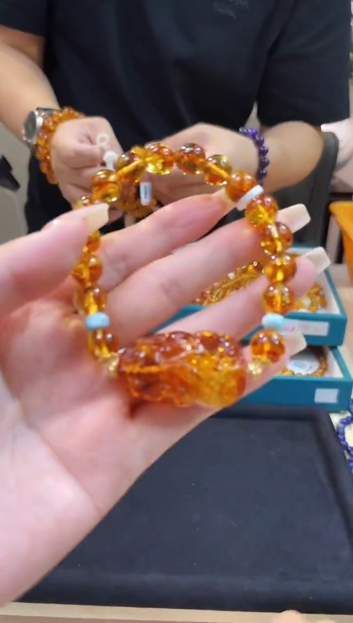 手链琥珀未镶嵌@@ZY30810072
