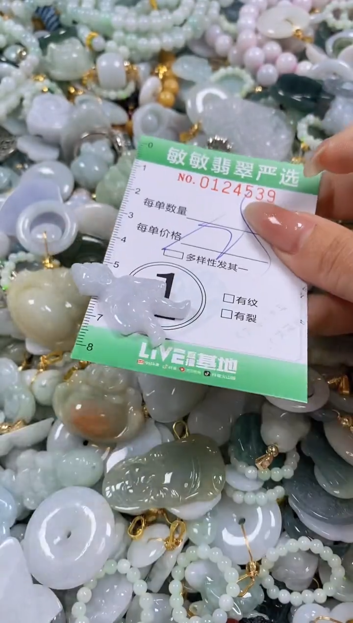 【闪购商品】翡翠颈饰未镶嵌闪购0124539多样性发其一