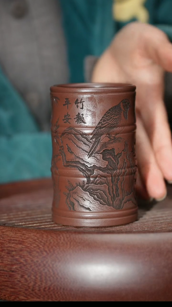 茶杯紫砂紫砂主人杯福利放漏