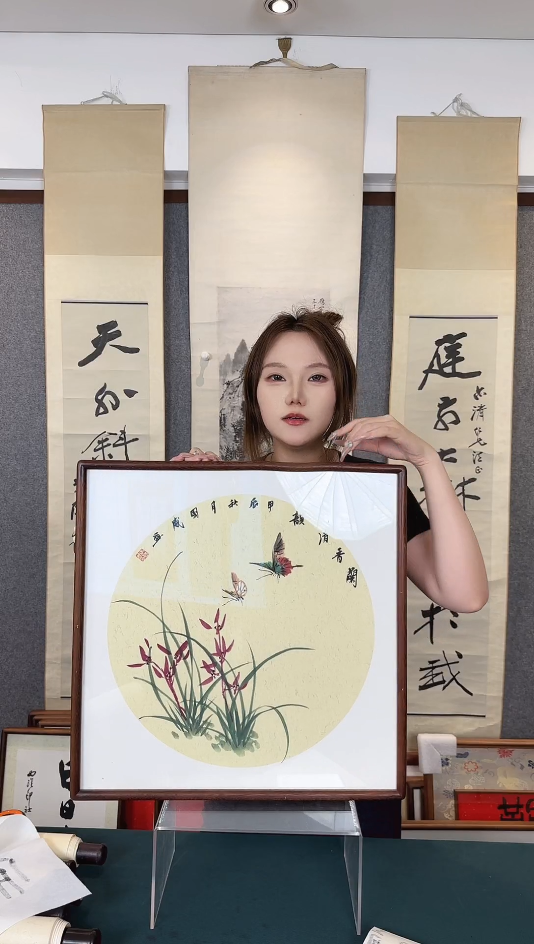 国画老师手绘作品