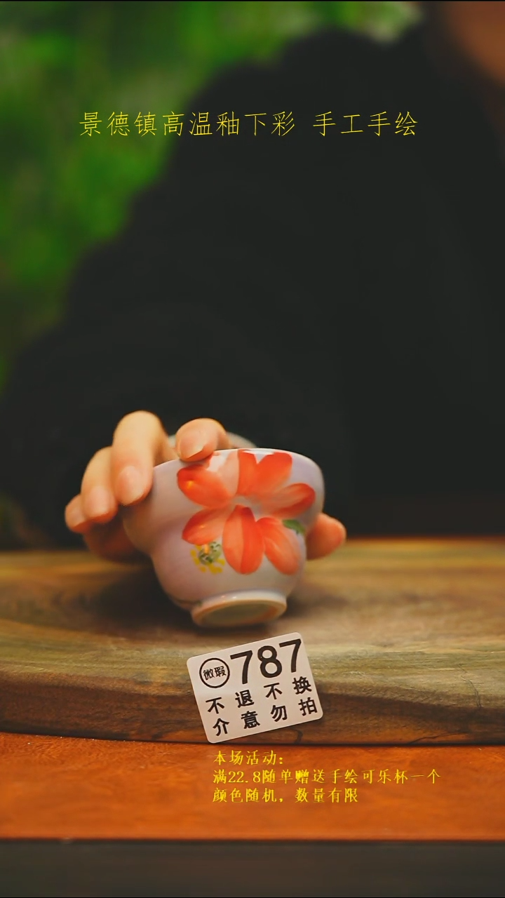 景德镇手工手绘浮力787