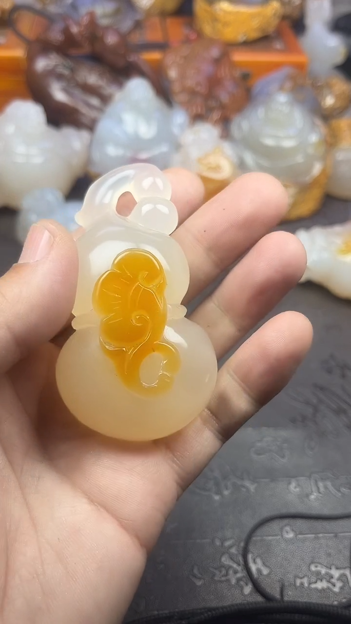 【闪购商品】玛瑙/玉髓手把未镶嵌1