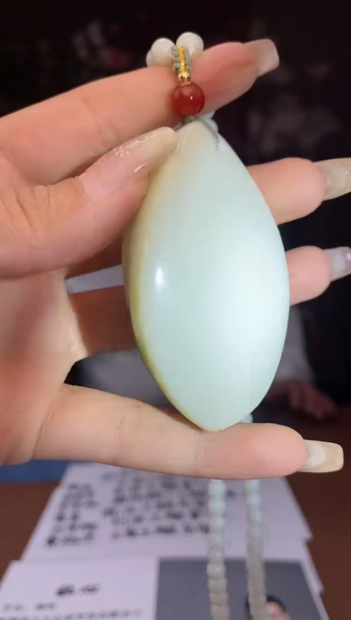 和田玉未镶嵌颈饰q960