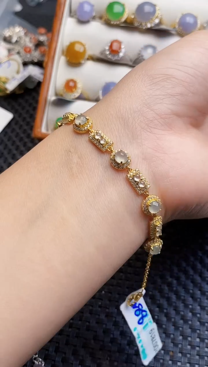 银S925镶嵌戒指翡翠1131