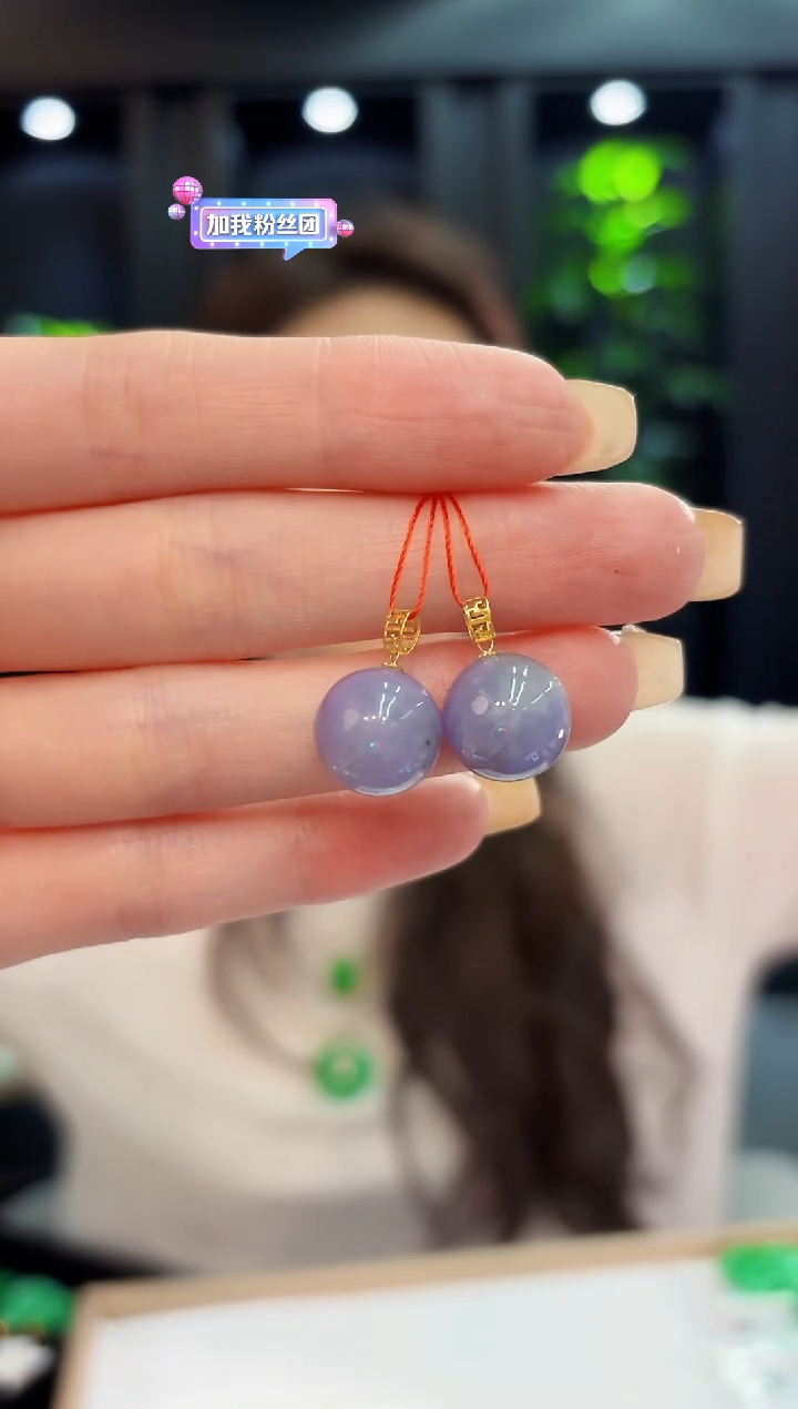 翡翠18K金镶嵌吊坠(不含链)缅料A货/多样性发货/一件