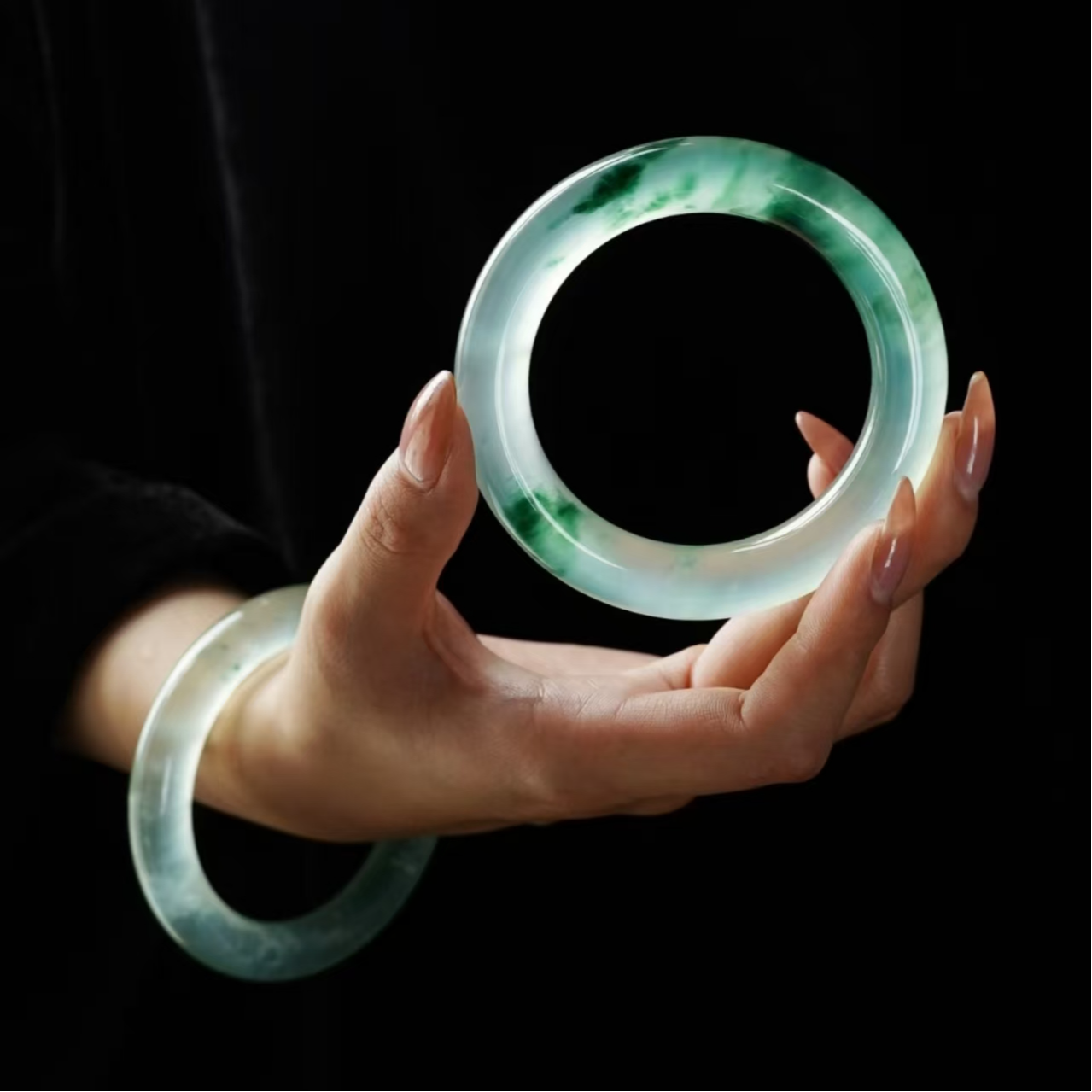 时尚缅风美人翠饰品手镯【直播专用链接】