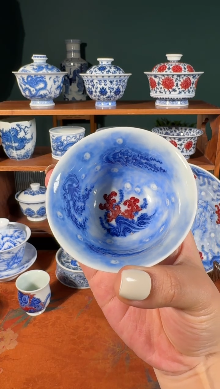 杯永明尚玩水母撇口