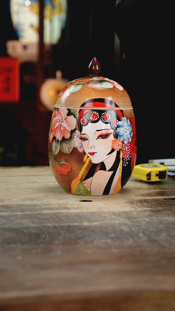 【闪购商品】瓷片景德镇纯手工釉下彩精品花瓶