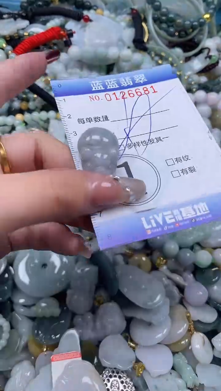 【闪购商品】翡翠颈饰未镶嵌闪购0126681多样性发其一