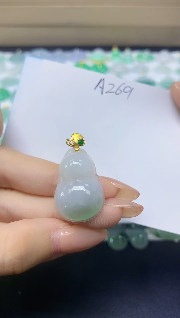 颈饰未镶嵌翡翠天然缅甸A货翡翠百元以上9元证书费自理