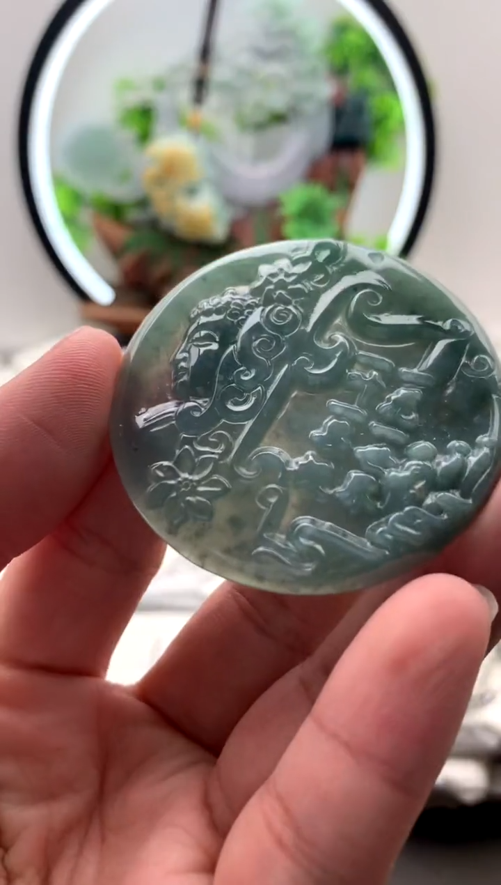 【闪购商品】翡翠颈饰未镶嵌一念之间【品质一般能接受再拍】