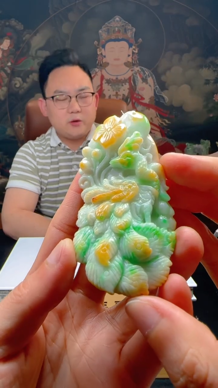 【闪购商品】定制翡翠未镶嵌L-@@QJXS2868