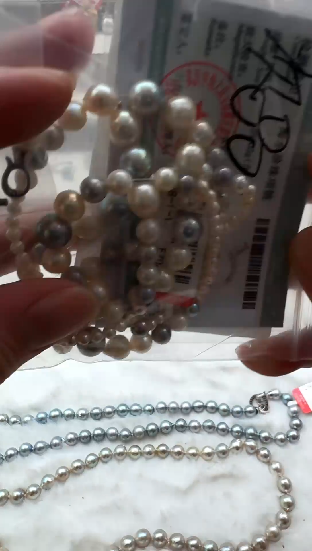 【闪购商品】海水珍珠AQ未镶嵌海水珍珠串链@@FZ04