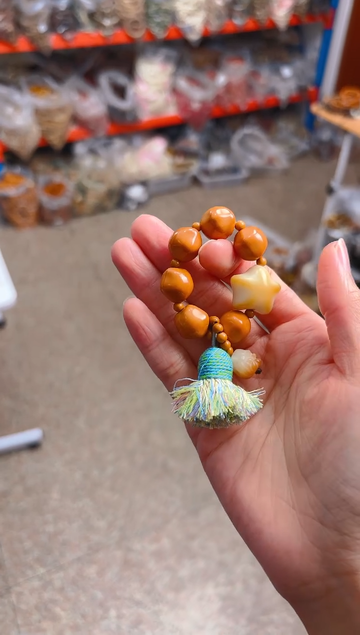 吊坠猴头核桃猴头小星星手捻