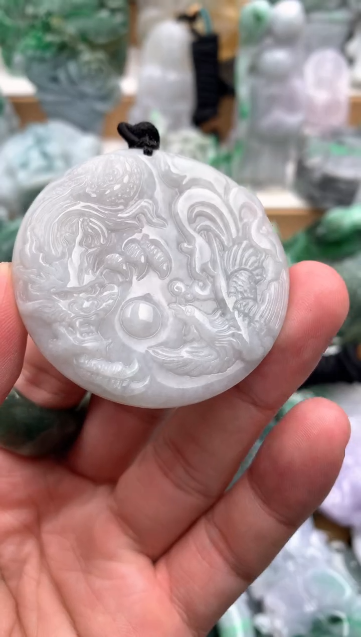 吊坠(不含链)未镶嵌翡翠1