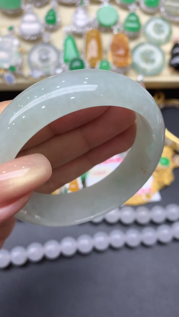 未镶嵌手镯翡翠140-中国好珍宝