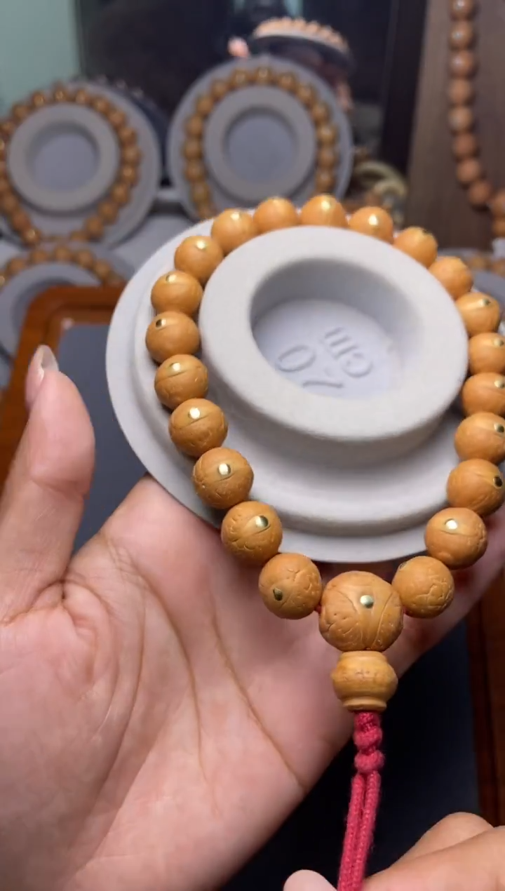 吊坠凤眼菩提12凤眼手串铜钉