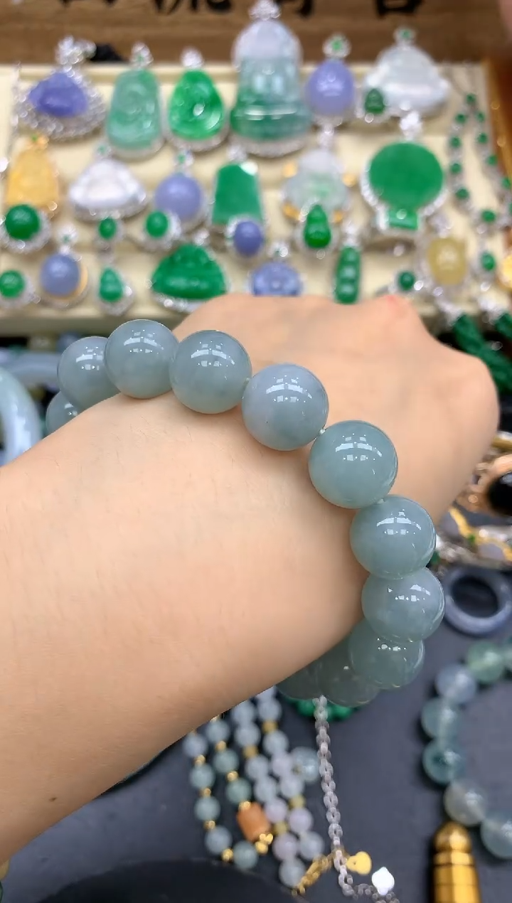 【闪购商品】翡翠手串未镶嵌345-中国好珍宝