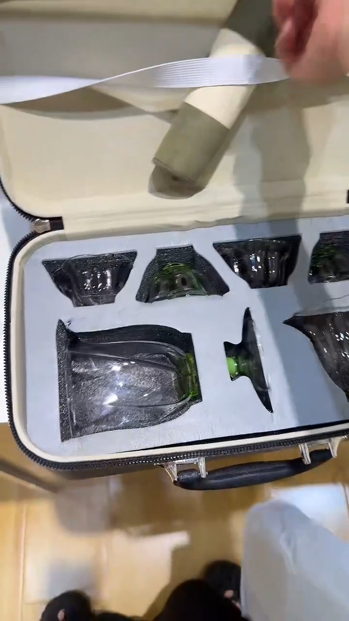 微瑕咏露玻璃盖碗套组