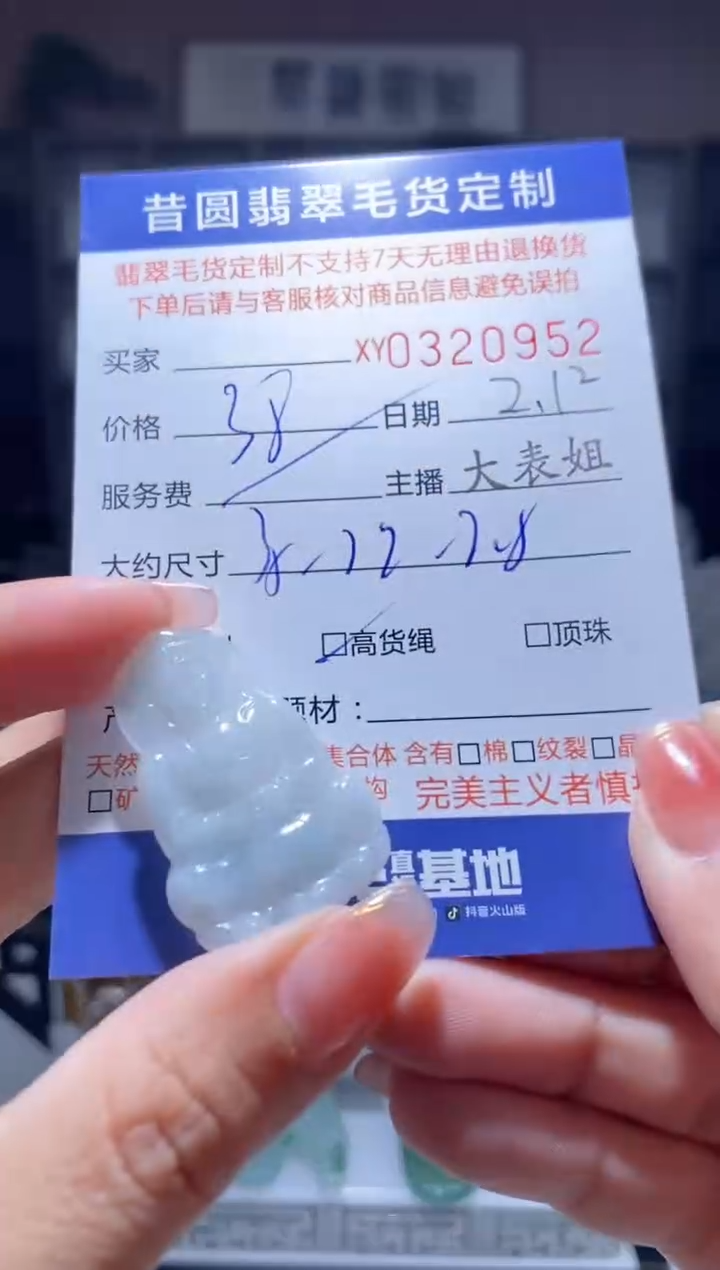 【闪购商品】翡翠颈饰未镶嵌翡翠320952