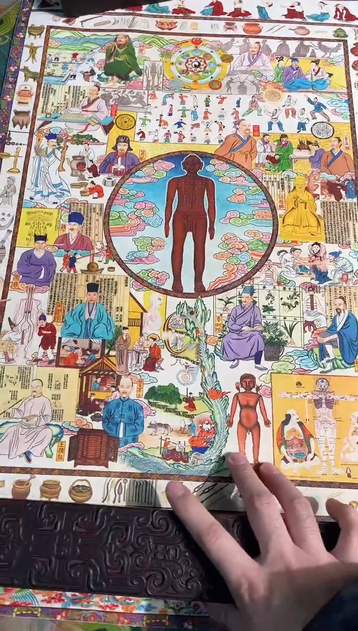 卷轴画路路的唐卡tk160