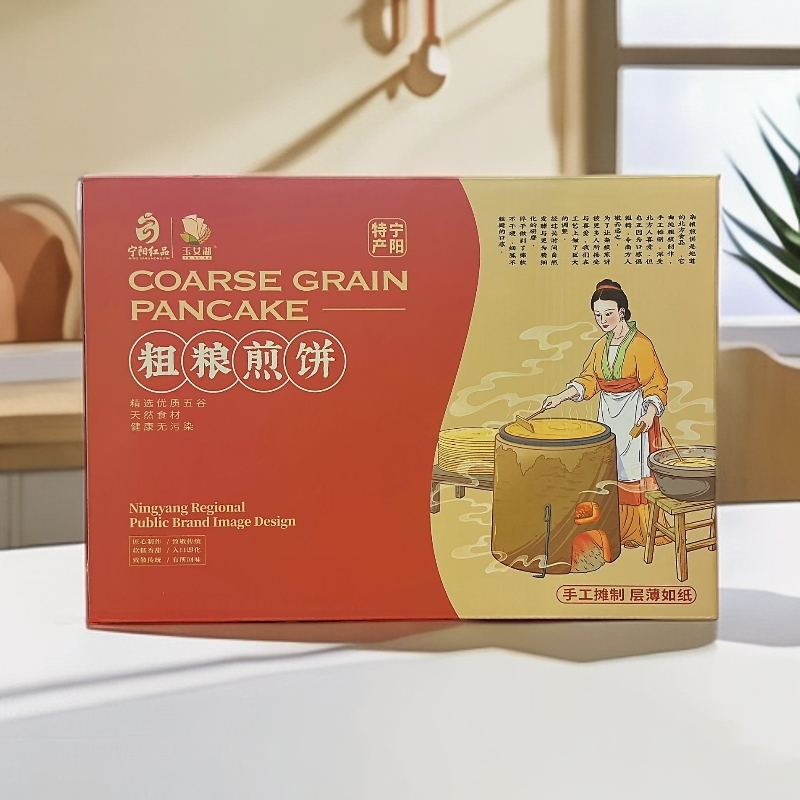 宁阳特产 东庄李府廪粗粮煎饼面包煎饼  