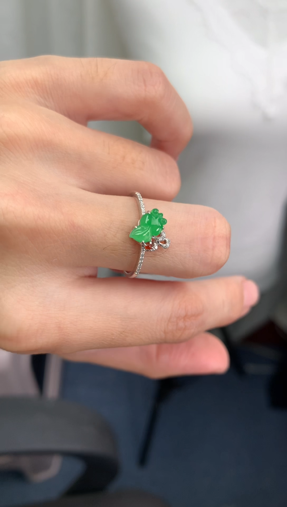 【闪购商品】定制翡翠18K金镶嵌模式推广期24小时鉴赏期