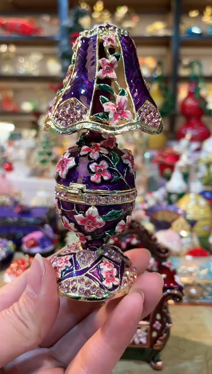 【闪购商品】精致珐琅彩首饰盒