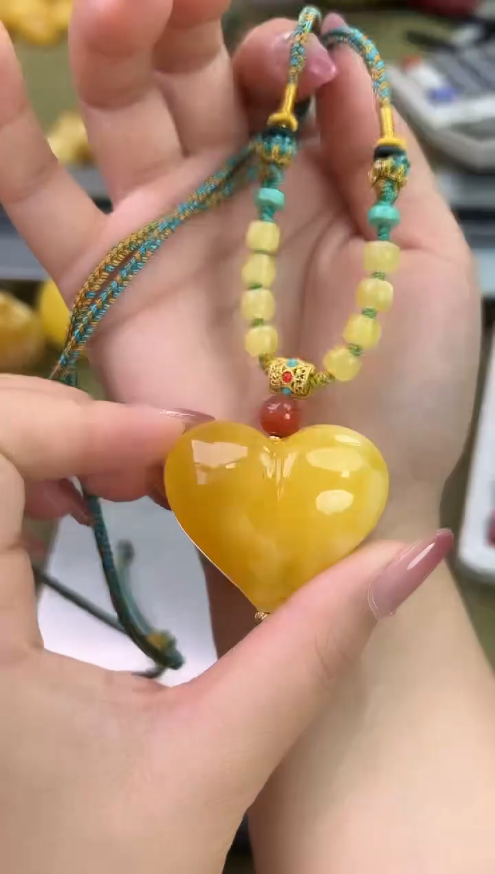 裸石琥珀未镶嵌天然琥珀蜜蜡吊坠