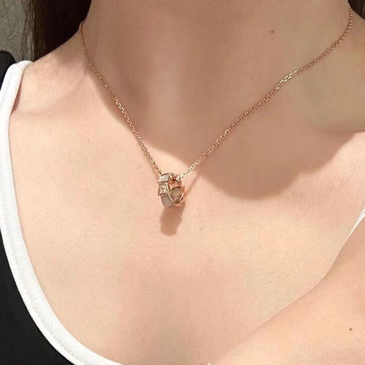 1874项链18K镶嵌镶钻百搭项链