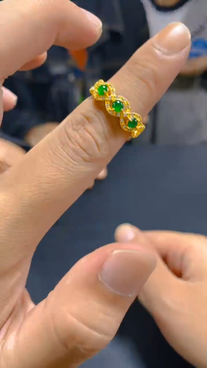 【闪购商品】翡翠戒指未镶嵌0397092819多样性发其一