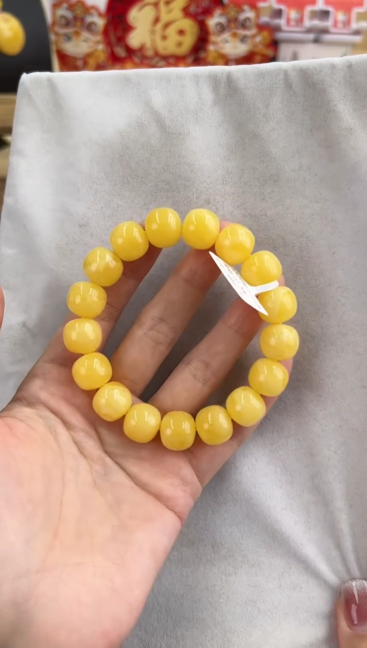 【闪购商品】琥珀裸石未镶嵌10126080-手串