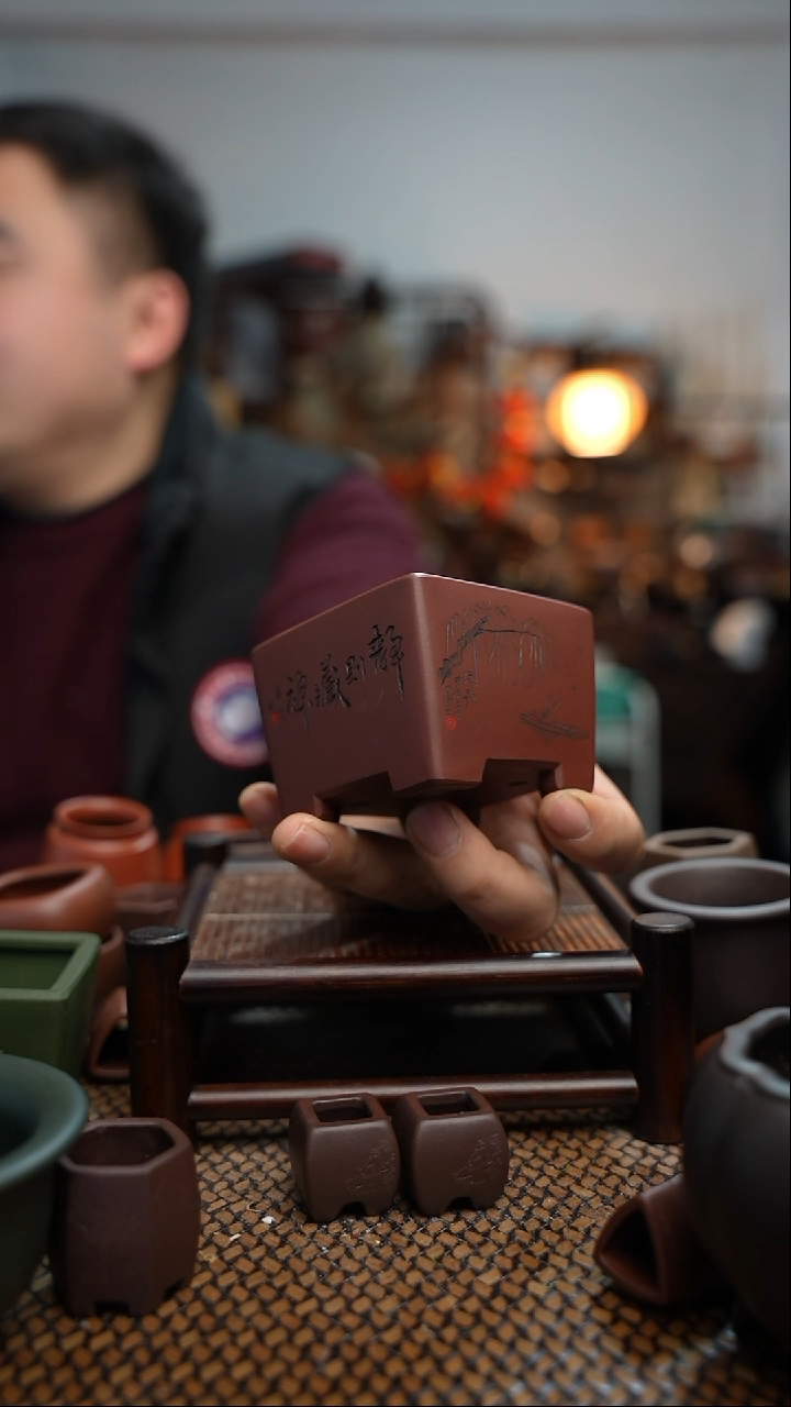 【闪购商品】紫砂花盆長木軒精品紫砂