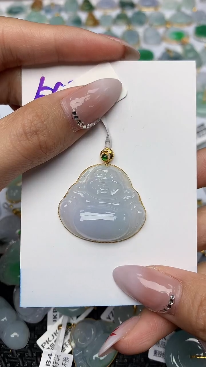 【闪购商品】翡翠颈饰未镶嵌 天然翡翠A货 天然翡翠A货